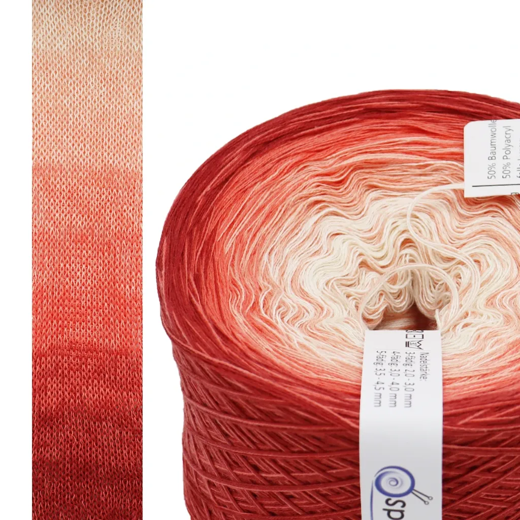 SparWolle Yarn Gradient Ombré II, yarn cake B2B 4-fädig 1000m