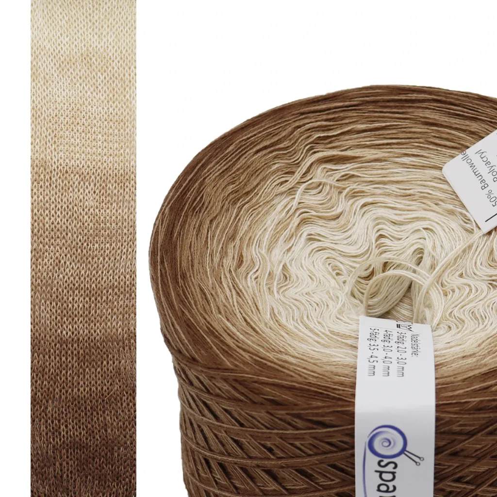 SparWolle Yarn Gradient Ombré II, yarn cake B2B 4-fädig 1000m