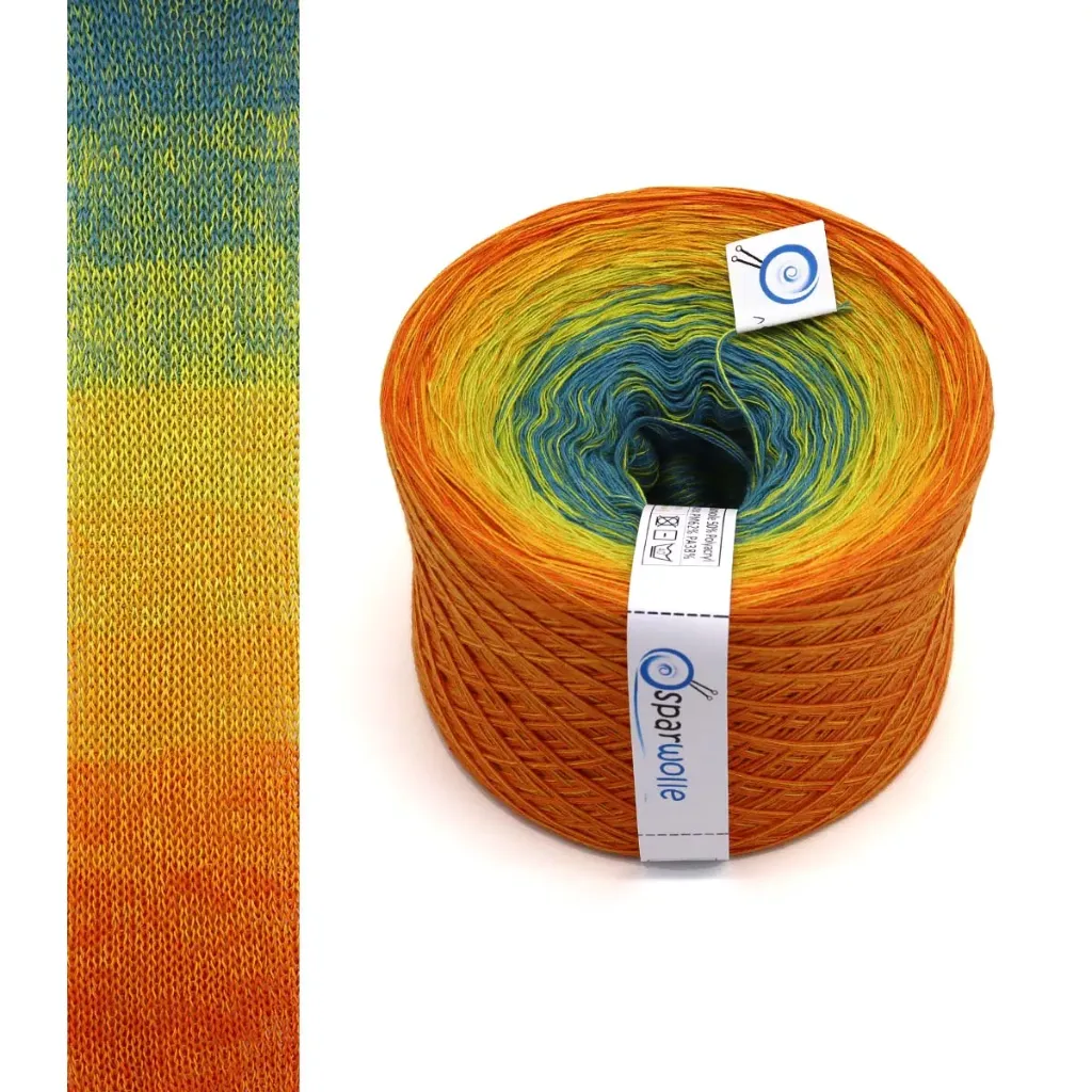 SparWolle Yarn Gradient Märchenzeit, yarn cake B2B 4-fädig 1000m