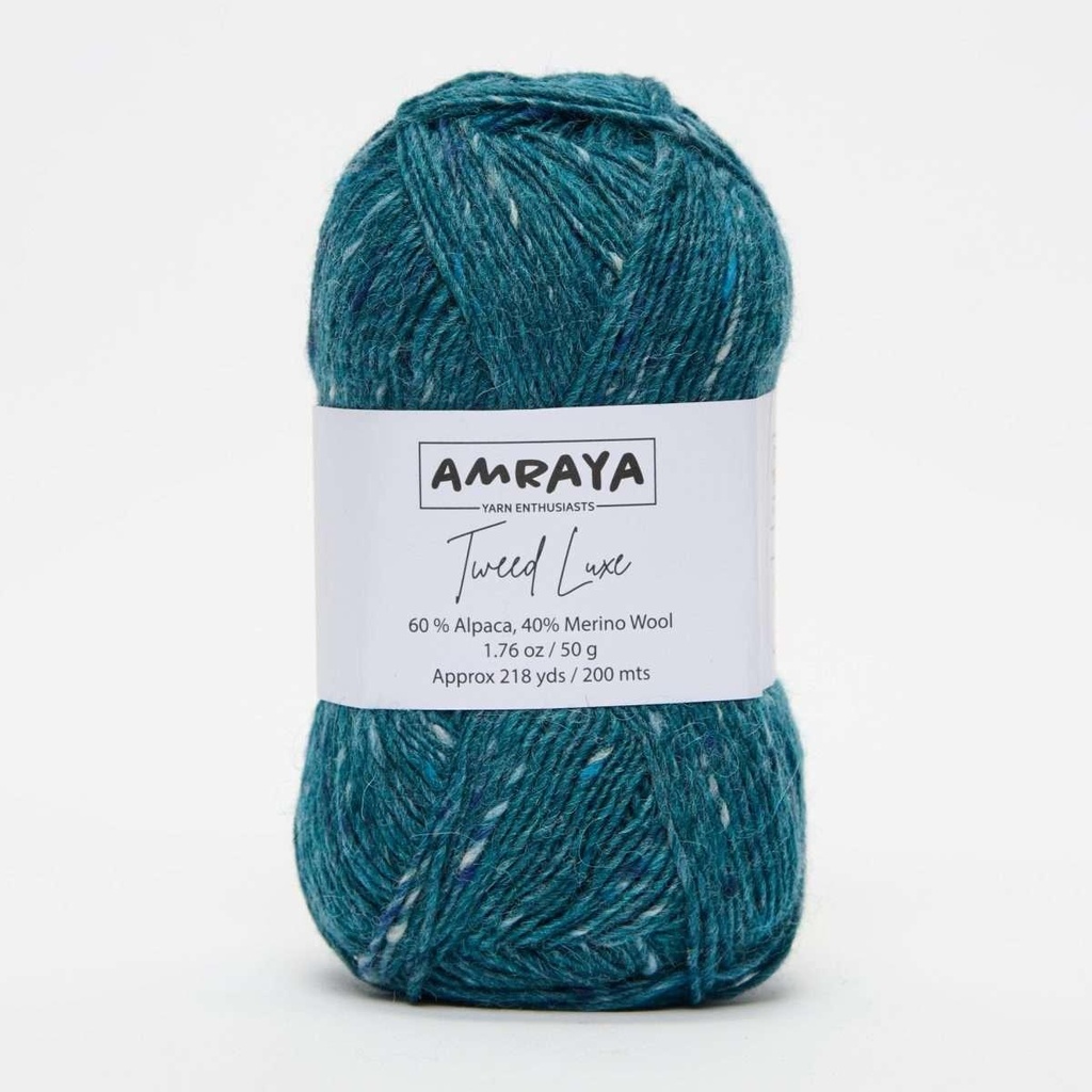 Amraya Tweed Luxe Alpaka Merinowolle Mix