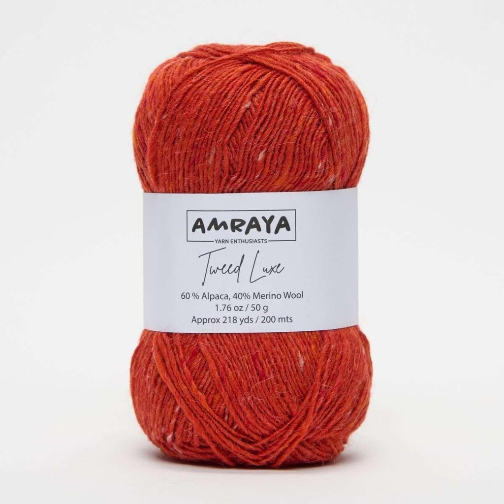 Amraya Tweed Luxe Alpaka Merinowolle Mix