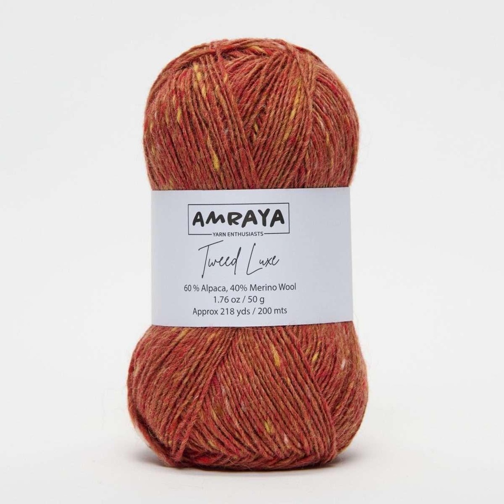 Amraya Tweed Luxe Alpaka Merinowolle Mix