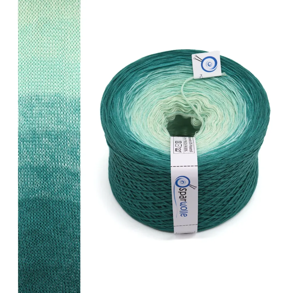 SparWolle Yarn Gradient Ombré, yarn cake B2B 4-fädig 1000m