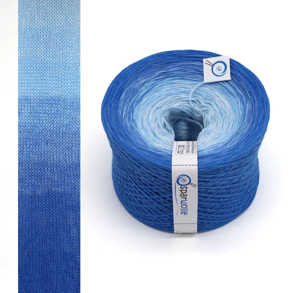 SparWolle Yarn Gradient Ombré, yarn cake B2B 4-fädig 1000m