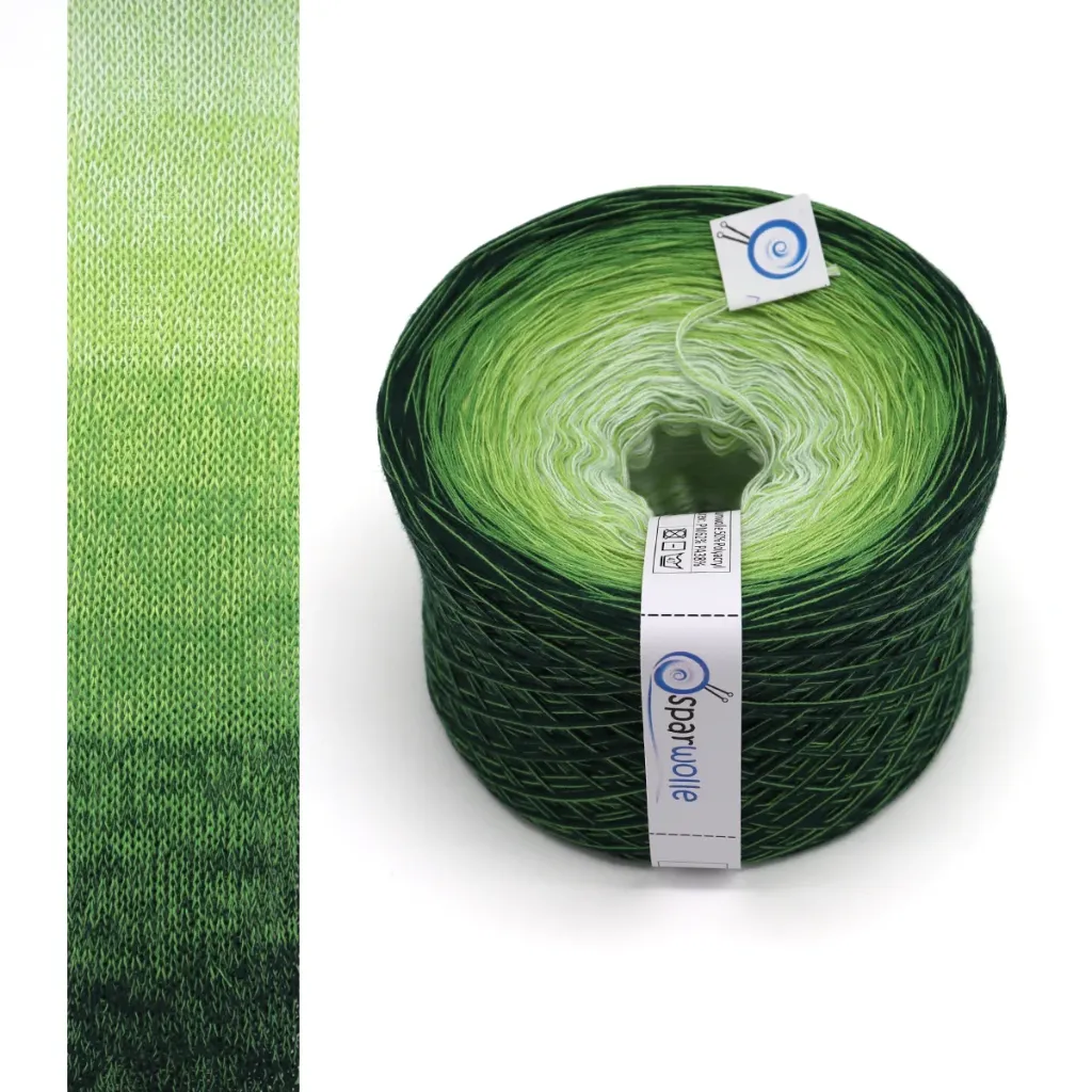 SparWolle Yarn Gradient Ombré, yarn cake B2B 4-fädig 1000m