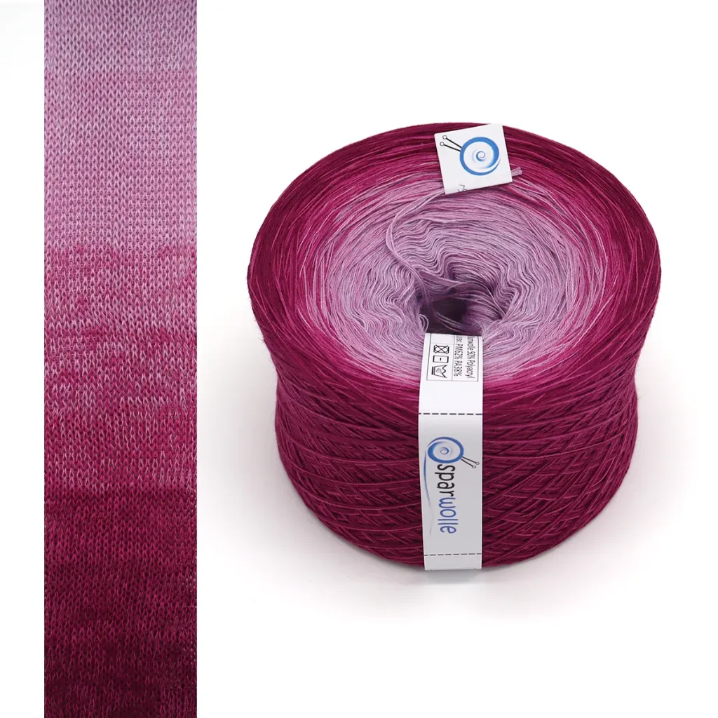 SparWolle Yarn Gradient Ombré, yarn cake B2B 4-fädig 1000m